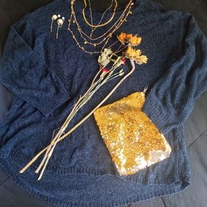 Sweater Only Ellen Tracy Crew neck Soft Layering